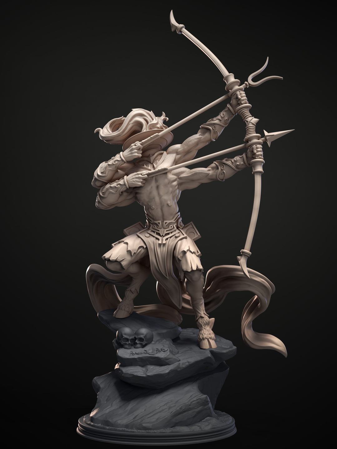 Uriel, Angel of Flame STL (120mm Scale) – Angelarium